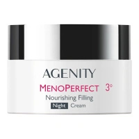 Agenity MenoPerfect 3⁰ Odżywczy krem wypełniający na noc, 50 ml