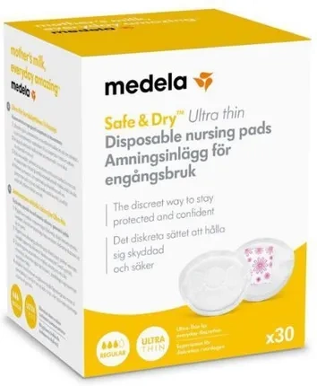 MEDELA Wkładki laktacyjne Ultra Thin jednorazowe, 30 sztuk 