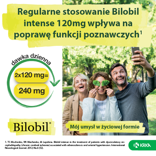 BILOBIL Intense 120 mg, 60 kapsułek