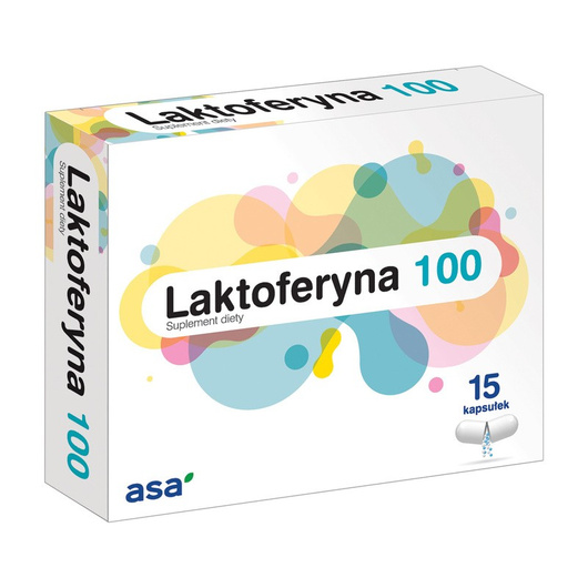 Laktoferyna 100, 15 kapsułek