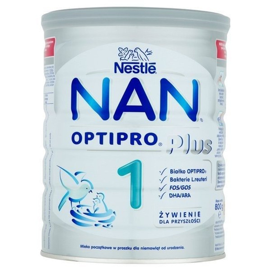 NAN OPTIPRO PLUS 1 HM-O Mleko pierwsze 800 g