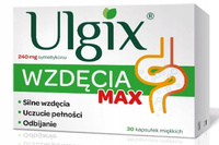 ULGIX WZDĘCIA MAX 240 mg, 30 kapsułek miękkich