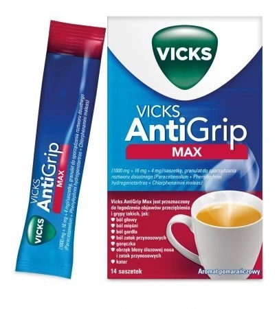 Vicks Antigrip Max, 14 saszetek