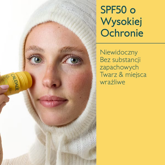 Caudalie Vinosun Protect Niewidoczny Sztyft SPF 50, 15g
