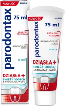 Parodontax Dziąsła + Świeży Oddech & Nadwrażliwość, 75 ml