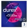 Durex Mutual Pleasure Prezerwatywy dla dłuższego stosunku z wypustkami, 3 sztuki