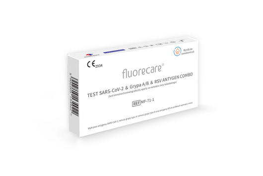 Fluorecare Test Combo Sars-Cov-2 & Grypa A/B & RSV Antygen