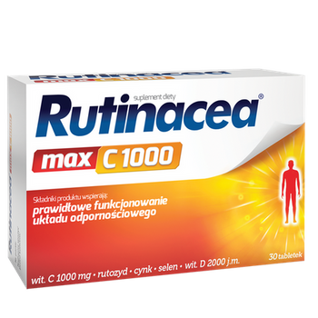 Rutinacea Max C 1000, 30 tabletek