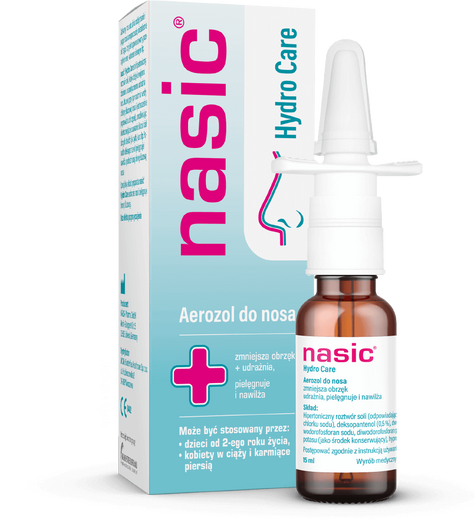 Nasic Hydro Care Aerozol do nosa, 15 ml