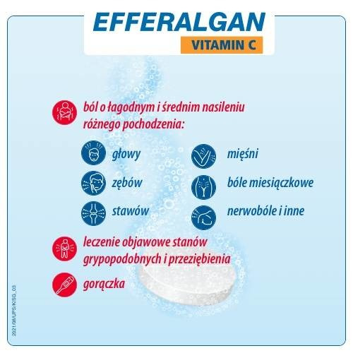 EFFERALGAN VITAMIN C x 20 tabletek musujących