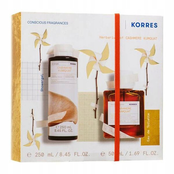 Korres Cashmere Kumquat Zestaw Żel pod prysznic + Woda zapachowa