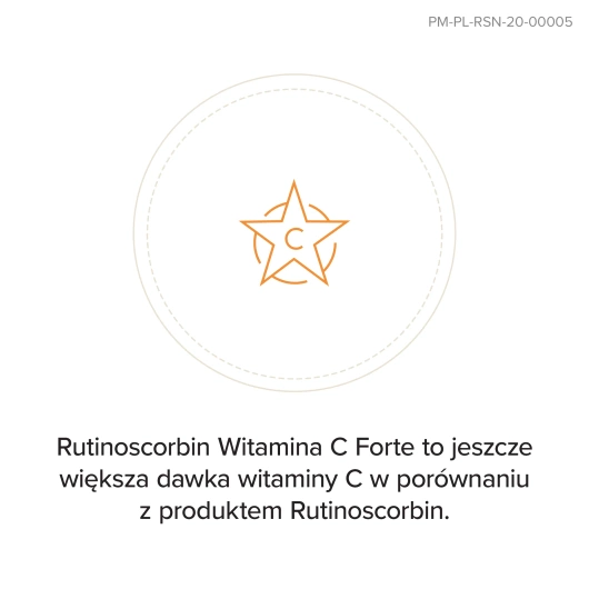 Rutinoscorbin Witamiana C Forte 500 mg, 30 kapsułek