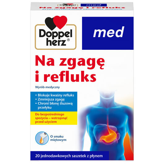 Doppelherz med Na zgagę i refluks, 20 saszetek