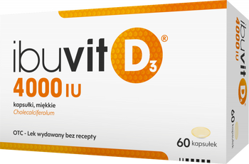 IBUVIT D3 4000 I.U., 60 kapsułek
