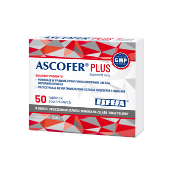 Ascofer Plus, 50 tabletek powlekanych