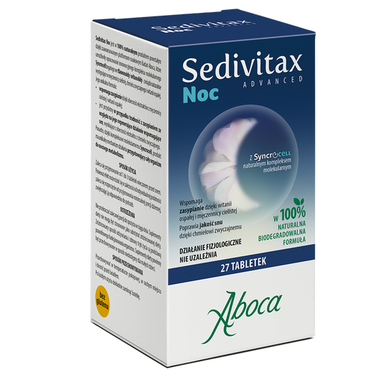Sedivitax Advanced Noc, 27 tabletek