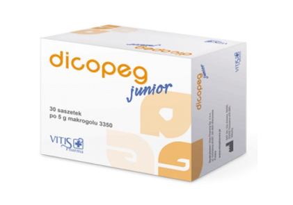 Dicopeg Junior proszek do przyrządzania zawiesiny doustnej, 30 saszetek