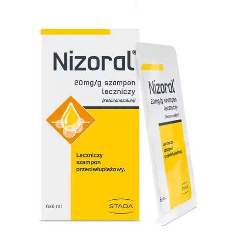 NIZORAL szampon leczniczy x 6 saszetek