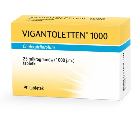 Vigantoletten 1000 j.m., 90 tabletek