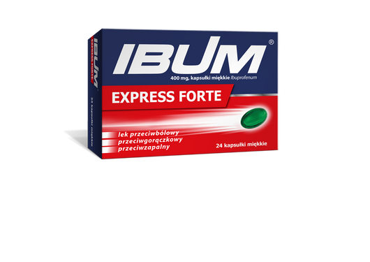 IBUM Express Forte 400 mg, 24 kapsułki miękkie