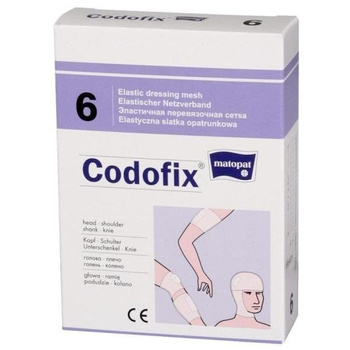 Codofix 6 Siatka opatrunkowa, 5 - 6,5cm x 1 m