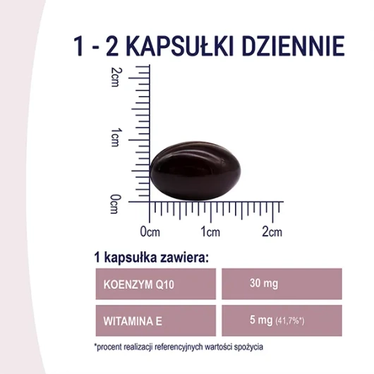 NATURELL Koenzym Q10 + E, 120 kapsułek