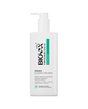 Biovax Trychologic Maska do włosów i skóry głowy wypadanie, 200 ml