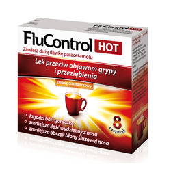 FLUCONTROL HOT proszek do sporządzania roztworu doustnego x 8 saszetek