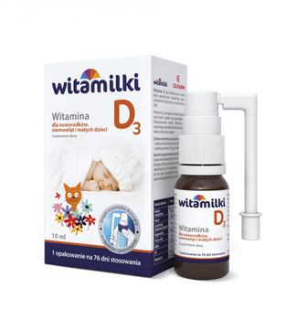 WITAMILKI WITAMINA D3 krople doustne 10 ml