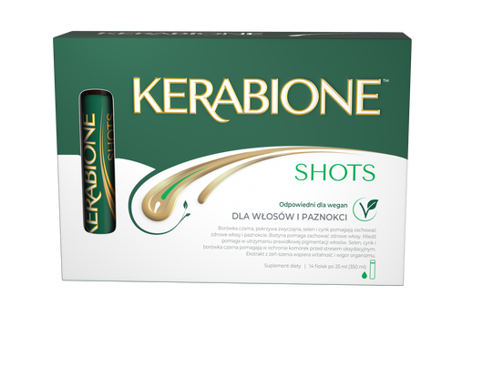 Kerabione Shots płyn doustny, 14 fiolek po 25 ml