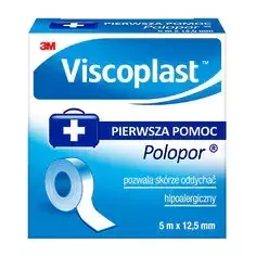 VISCOPLAST POLOPOR (5 m x 12,5 mm) przylepiec włókninowy x 1 rolka