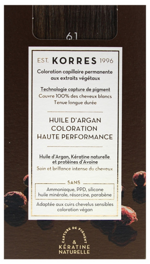 Korres Argan Oil Farba do włosów 6.1