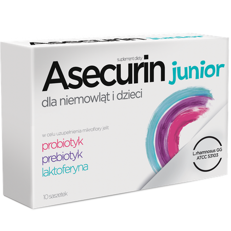 ASECURIN JUNIOR proszek x 10 saszetek