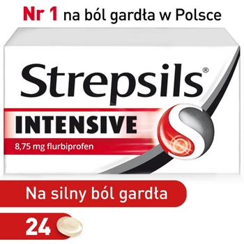 STREPSILS INTENSIVE  24 tabletki do ssania