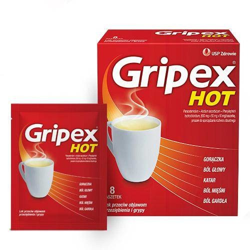 Gripex HOT  8 saszetek