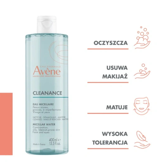 AVENE CLEANANCE Woda micelarna, 400ml
