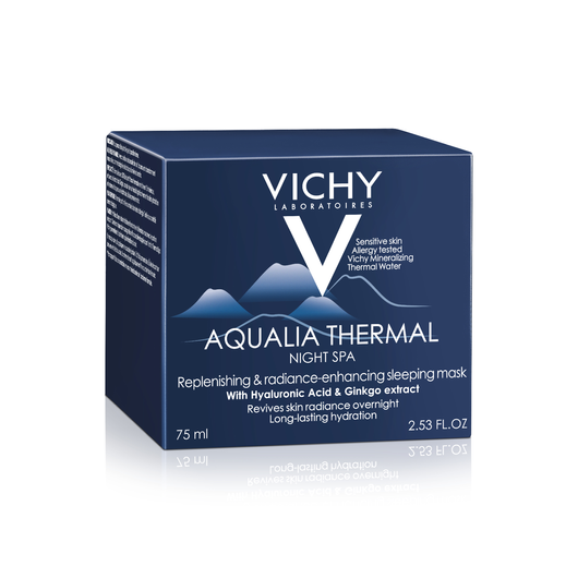VICHY Aqualia Thermal Krem-maska na noc o działaniu nawilżającym i regenerującym, 75ml