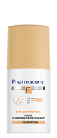 PHARMACERIS F LUID OCHRONNO-KORYGUJĄCY Z NAJWYŻSZĄ OCHRONĄ SPF 50+ 02 Sand