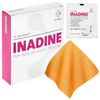 Inadine Opatrunek z jodyną powidonową 9,5 x 9,5 cm, 1 sztuka