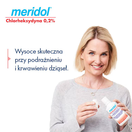 Meridol Chlorheksydyna 0,2% Płyn do płukania jamy ustnej, 300 ml