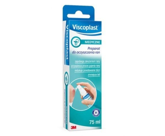 VISCOPLAST Preparat do oczyszczania ran 75ml