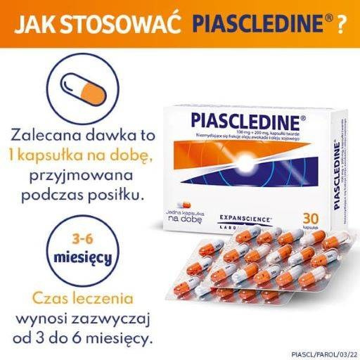 Piascledine, 100 mg+200 mg, 30 kapsułek twardych