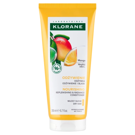 Klorane Zestaw Odżywione i pełne blasku włosy Szampon + odżywka