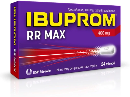 Ibuprom RR MAX 400mg tabletki powlekane, 24 sztuki