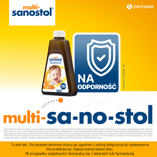 MULTI-SANOSTOL syrop 600 ml