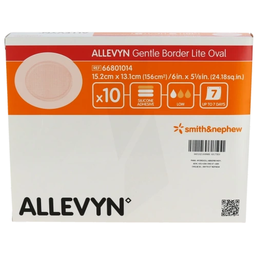 Allevyn Gentle Border Lite Oval 15,2 x 13,1cm, 1 sztuka