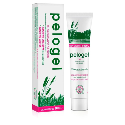 Pelogel Borowinowy żel stomatologiczny, 40 g
