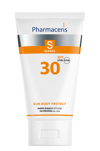 PHARMACERIS S SUN BODY PROTECT Nawilżająca emulsja ochronna do ciała SPF 30, 150ml