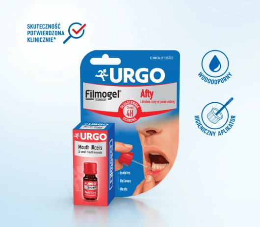 Urgo Afty i drobne rany w jamie ustnej żel, 6 ml