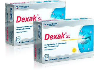 Dexak SL 25mg granulat do przygotowania oztworu doustnego x 10 saszetek